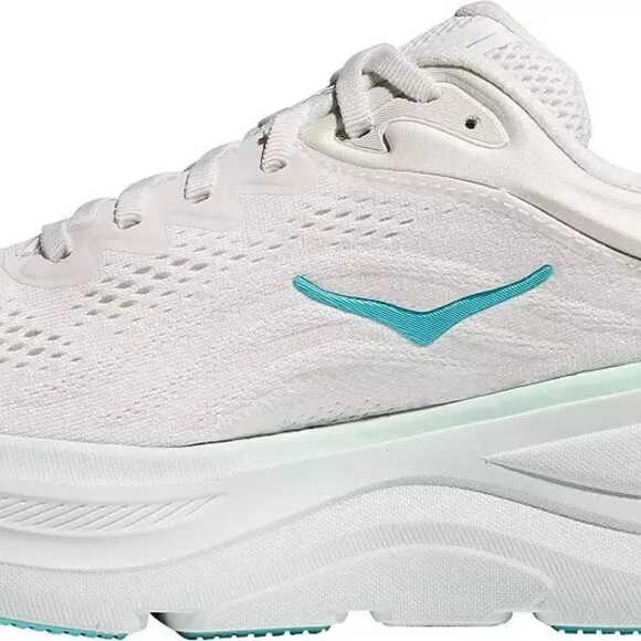 HOKA Women's Bondi 9 Running Shoes Color Grey_Light Blue