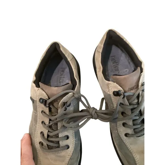 HOTTER Womens Mist GTX Shoes US 9 EU 41 England Comfort Tan Walking Gorpcore