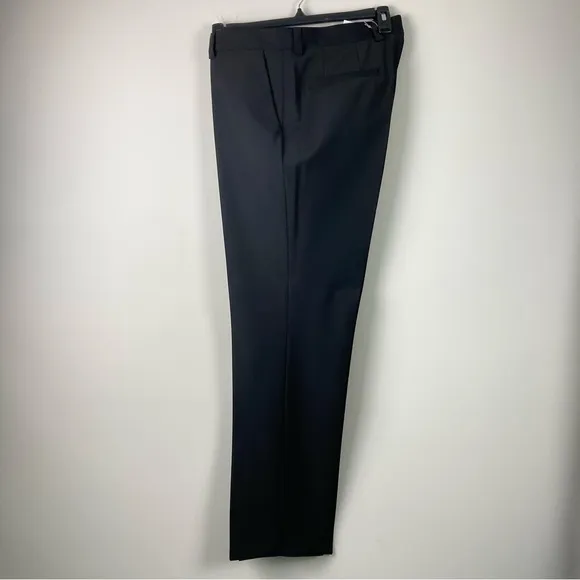 Hugo Boss Dress Pants Mens Modern fit 32Wx31L Black Solid E04426