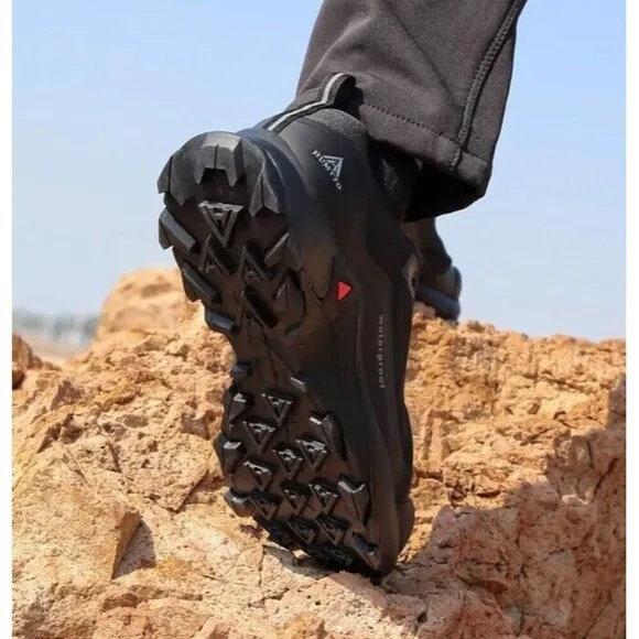 HUMTTO  All-Terrain Waterproof Hiking Shoes Lightweight Breathable Trekk Size 11