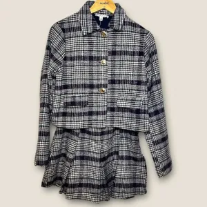 HYFVE | Plaid Blazer &amp; Skirt Set | Size Small | Classic &amp; Timeless Style NWT