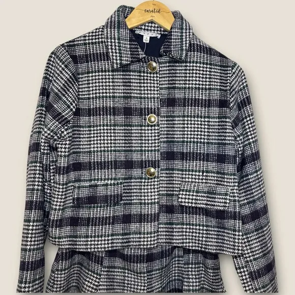 HYFVE | Plaid Blazer &amp; Skirt Set | Size Small | Classic &amp; Timeless Style NWT
