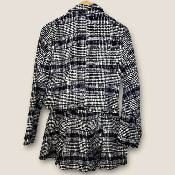 HYFVE | Plaid Blazer &amp; Skirt Set | Size Small | Classic &amp; Timeless Style NWT
