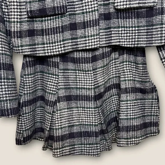HYFVE | Plaid Blazer &amp; Skirt Set | Size Small | Classic &amp; Timeless Style NWT
