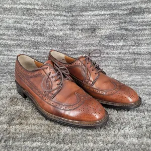 Imperial Grade Regal Wing Tip Brogue Brown Leather Oxford USA Mens 7.5