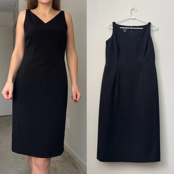 INC Black Dress Bussines Casual Career Classic Dress Size 8