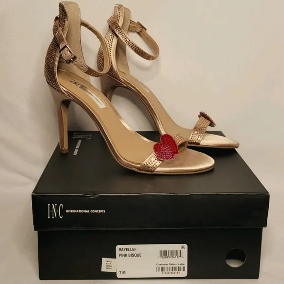 Inc Rayellef Pink Bisque Evening Shoes