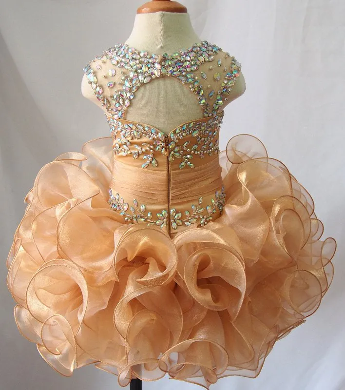 Infant/toddler/baby/children/kids Glitz Girl's Cupcake Pageant Dress