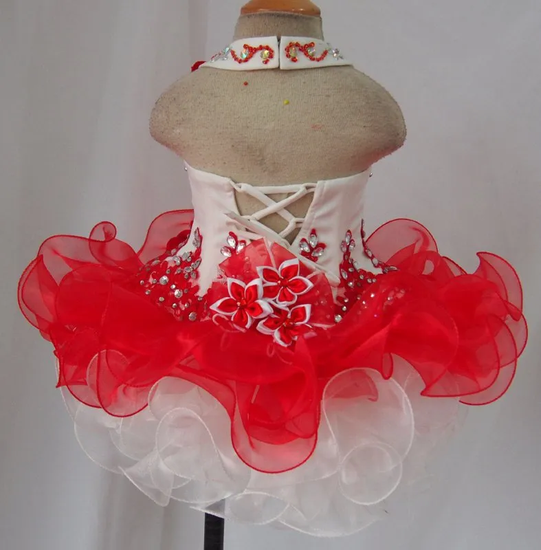Infant/toddler/baby/children/kids glitz Girl's Pageant Dress  for birthday,christmas,bridal,gift, 1~4T G001-2