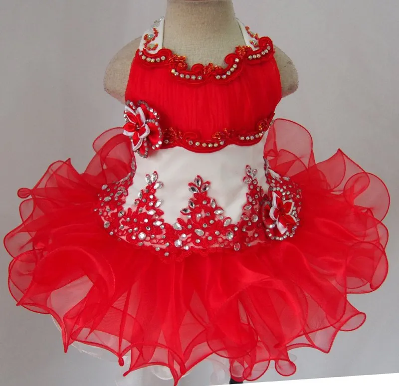Infant/toddler/baby/children/kids glitz Girl's Pageant Dress  for birthday,christmas,bridal,gift, 1~4T G001-2