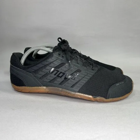 Inov-8 BARE-XF 210 V3 Shoes Mens Size 12 Black Minimalist Barefoot Training Shoe