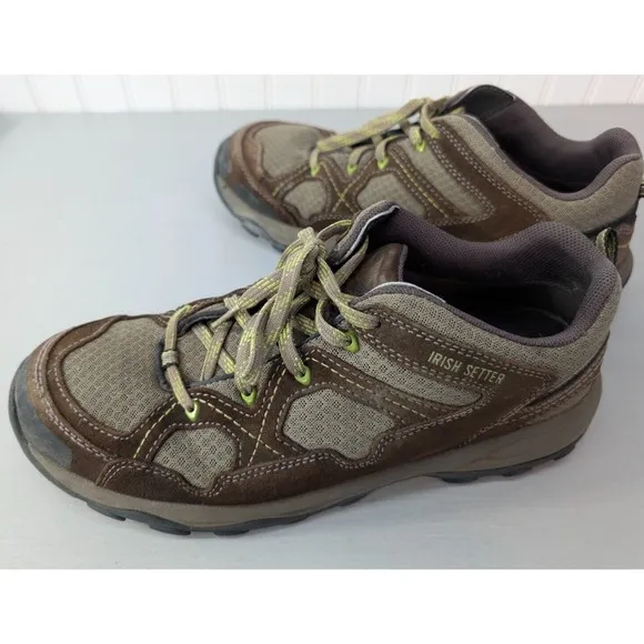 Irish Setter Afton Men's Work Safety Boots Brown Steel Toe Shoes 83106 Size 10.5