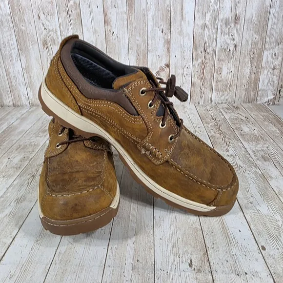 Irish Setter Waterproof Boat Shoes Leather Loafers Comfort Brown 11.5