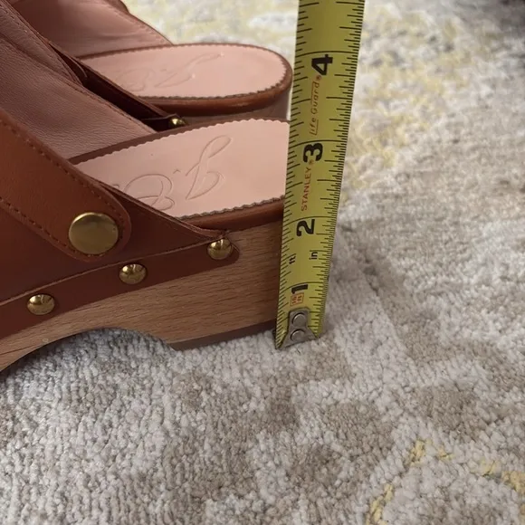 J. Crew Convertible Cognac Leather Clog