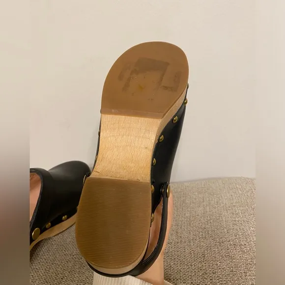 J. Crew Convertible leather clogs