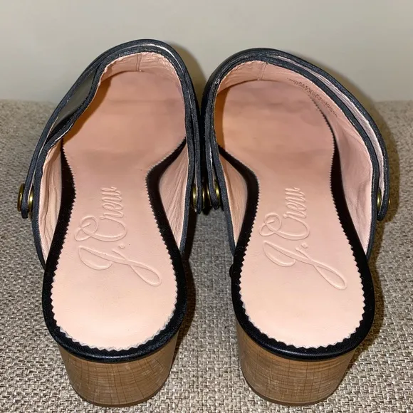 J. Crew Convertible leather clogs