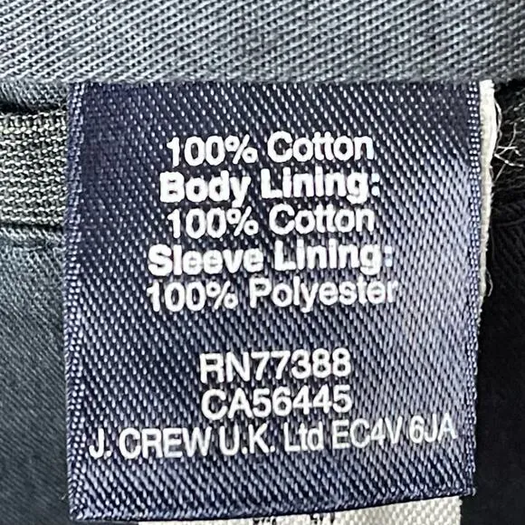 J. Crew Ludlow Classic Fit Jacket, 100% Cotton, Career, Classic Tailored S