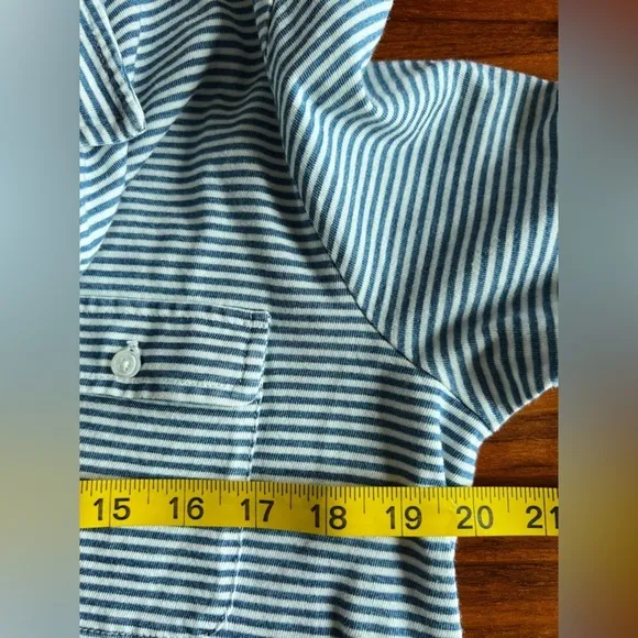 J. McLaughlin Navy striped Richie dress size medium NWT