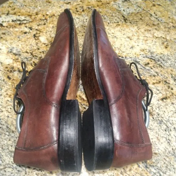 J. Murphy by Johnston &amp; Murphy 59-11703 Men's Burgundy Cap Toe Shoes Size 12M