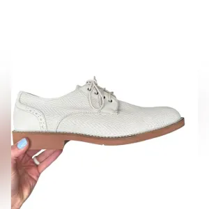 J. Murphy by Johnston &amp; Murphy Men’s Oxford Shoes Sz 11M Lace-Up Derby White