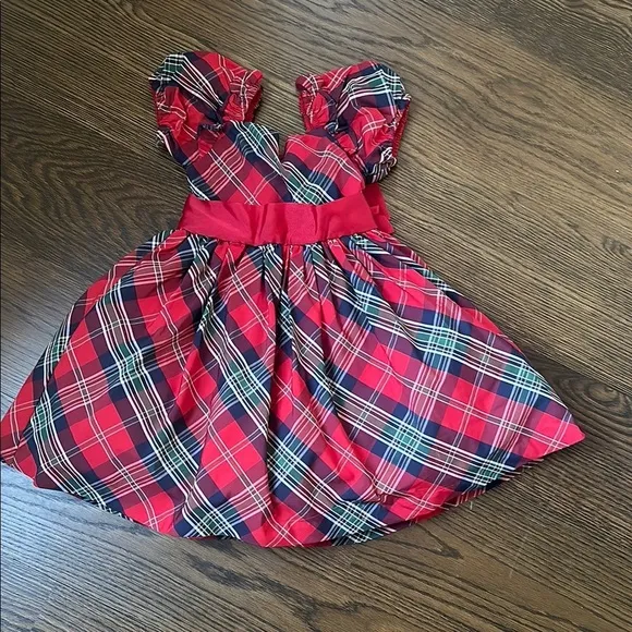 Jamie and Jack Classic Holiday Red Plaid Dress