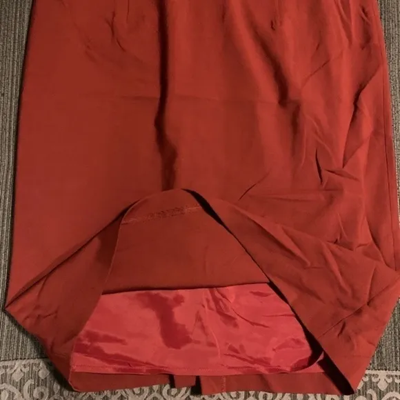 J.Crew Classic Casual Basic Wool Sheath Midi Dress Fitted Red Size 12