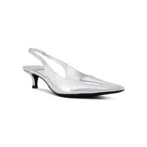 Jeffrey Campbell Persona Slingbacks Heels in Silver shoes Revolve 9.5
