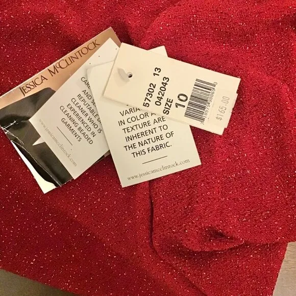 Jessica McClintock NWT Vintage Evening Long Dress Gown Modern Sz 4 (Vintage 10)