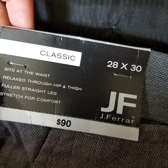 JF J.Ferrar Classic Gray Dress Pants Size 28X30. C