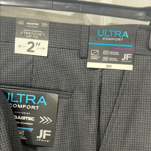 jf j.ferrar Gray Modern Fit Suit Set