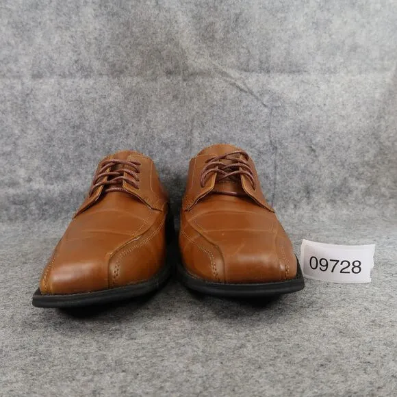 J.Ferrar Shoes Mens 9 Oxford Derby Dress Formal Classic Bike Toe Professional