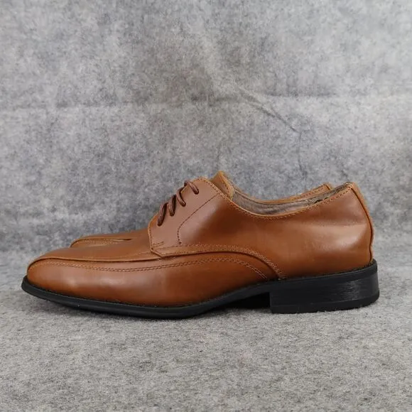 J.Ferrar Shoes Mens 9 Oxford Derby Dress Formal Classic Bike Toe Professional