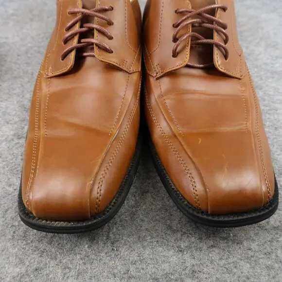 J.Ferrar Shoes Mens 9 Oxford Derby Dress Formal Classic Bike Toe Professional