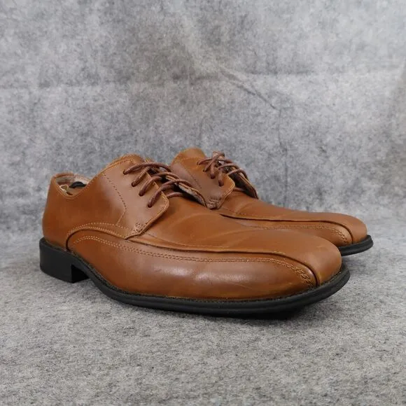 J.Ferrar Shoes Mens 9 Oxford Derby Dress Formal Classic Bike Toe Professional