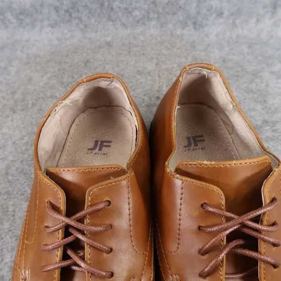 J.Ferrar Shoes Mens 9 Oxford Derby Dress Formal Classic Bike Toe Professional