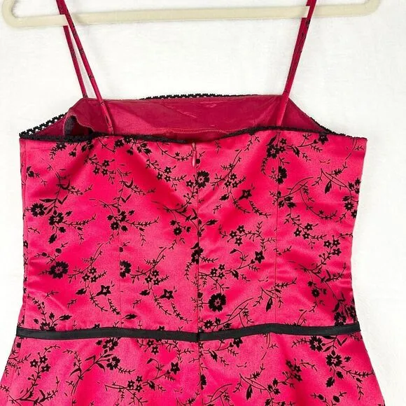 Jodi Kristopher Vintage Hi Low Dress Size 9/10 Modern 8 Vampy Whisigoth Gothic