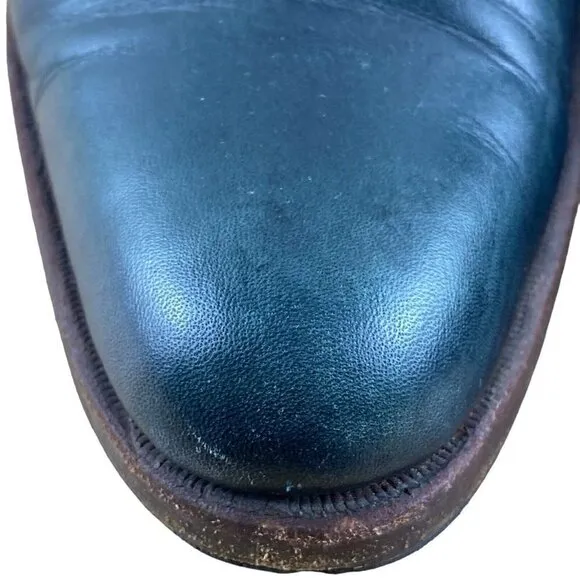 John Fluevog Granville 837 Black Brogued Leather Oxford Shoes Men's US 8.5