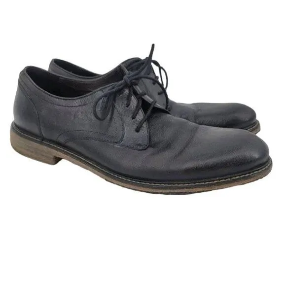 John Varvatos Lace Up Round Toe Oxford Style Dress Shoes Size 9