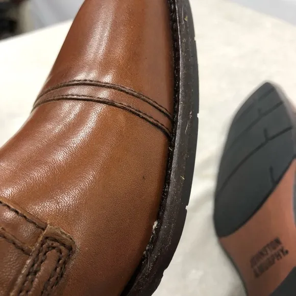 Johnston &amp; Murphy 20-1276 Sheepskin Tabor Cap Toe Shoes 7 1/2M
