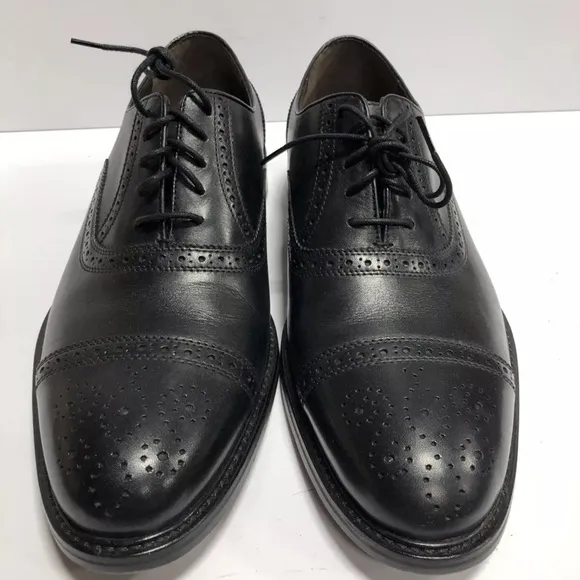 Johnston &amp; Murphy Men’s Daley Cap Toe Oxford Shoes, Size 10.5 Wide