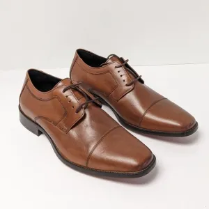 Johnston and Murphy Novick Cap Oxford, Brown Leather, Men's 10 Wide
