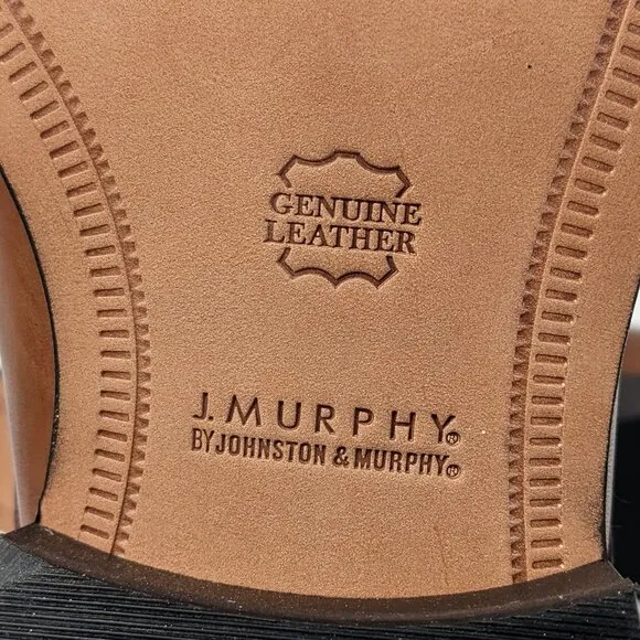 Johnston and Murphy Novick Cap Oxford, Brown Leather, Men's 10 Wide