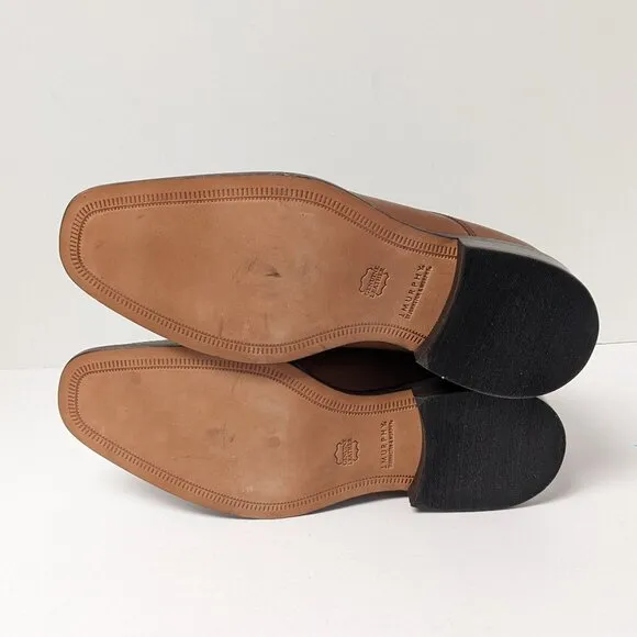 Johnston and Murphy Novick Cap Oxford, Brown Leather, Men's 10 Wide
