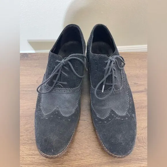 John Varvatos Men's Suede Oxford Shoes