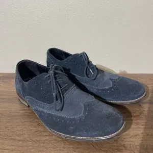John Varvatos Men's Suede Oxford Shoes