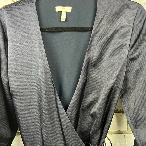 Joie | Midnight Navy Blue Wrap Dress