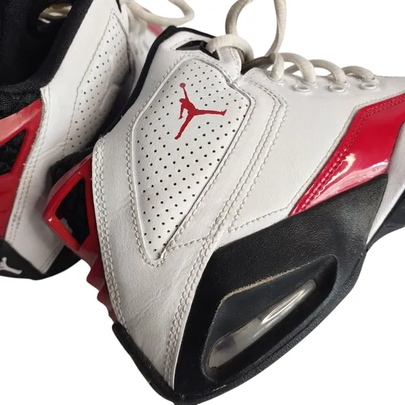 Jordan B'Loyal Loyal White Red Black Youth Sneakers Shoes Sz 3.5Y