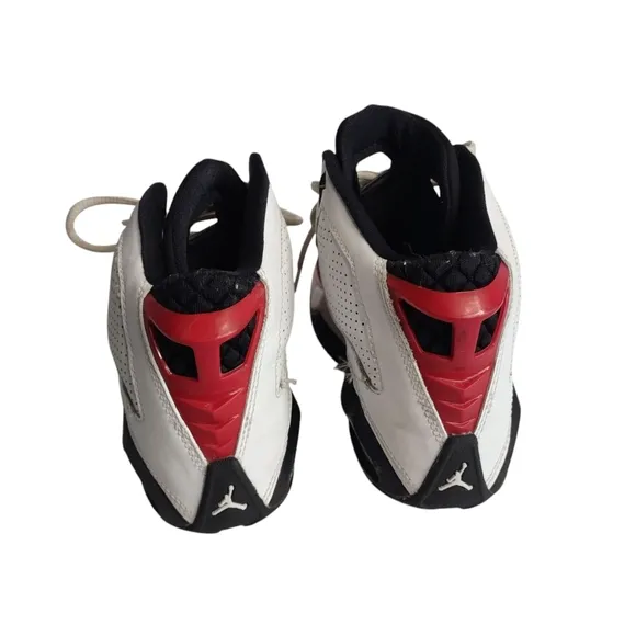 Jordan B'Loyal Loyal White Red Black Youth Sneakers Shoes Sz 3.5Y