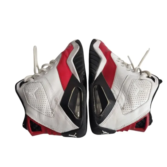 Jordan B'Loyal Loyal White Red Black Youth Sneakers Shoes Sz 3.5Y
