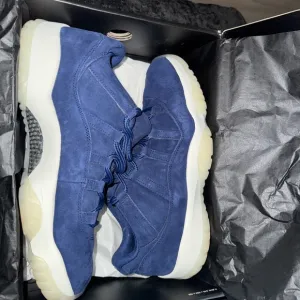 Jordan Blue Sneakers Premium Suede Classic Design